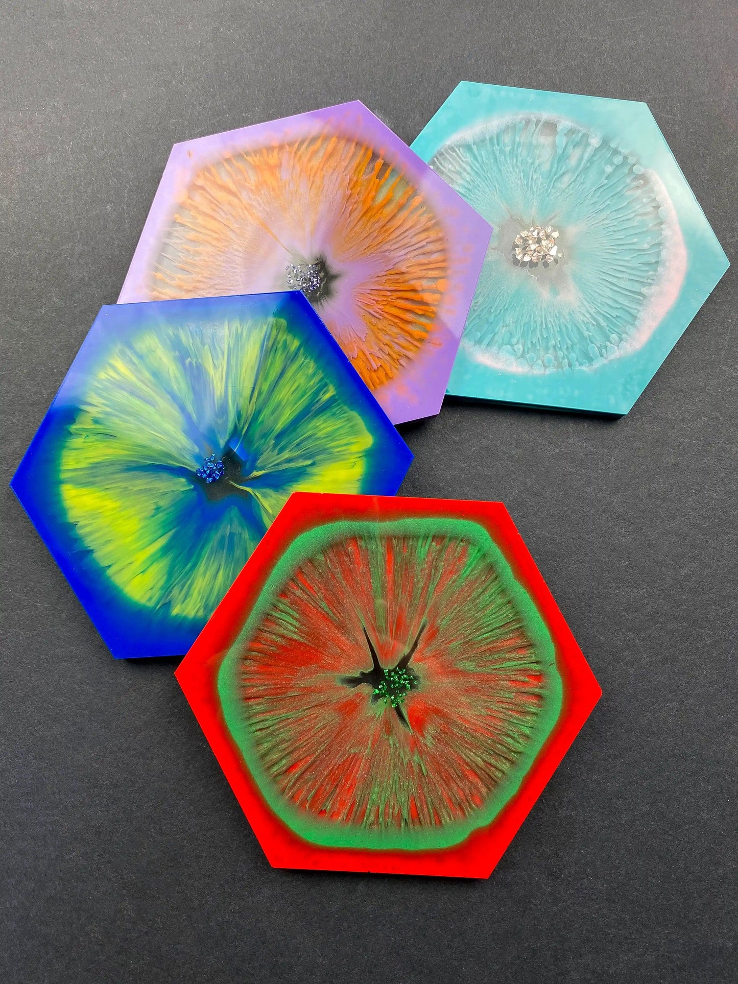 Design Your Own - Hexagon Coaster - SK Art House