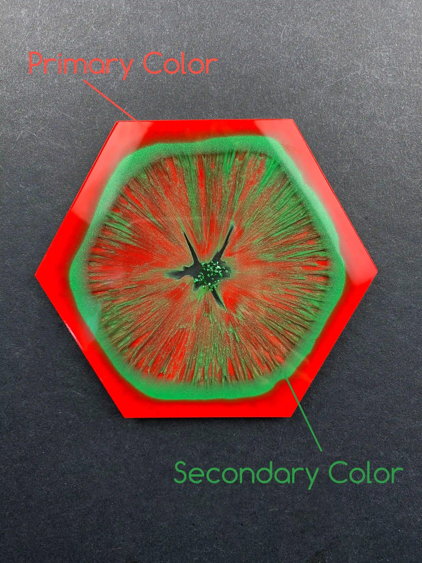 Design Your Own - Hexagon Coaster - SK Art House