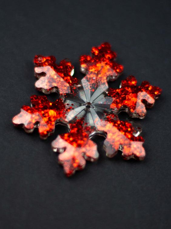 Snowflake Christmas Ornament - Style 06 - SK Art House