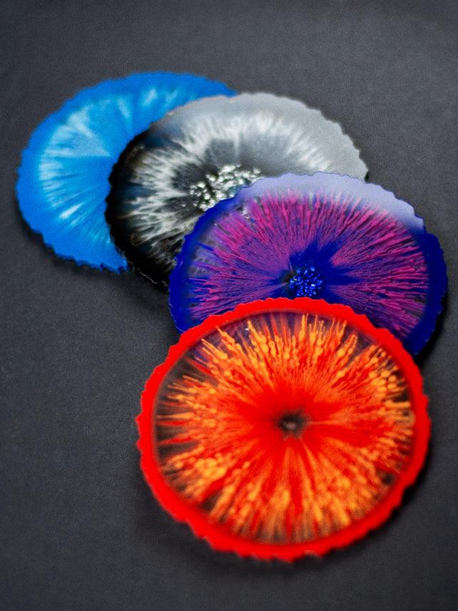 Design Your Own - Round Geode Coaster - SK Art House