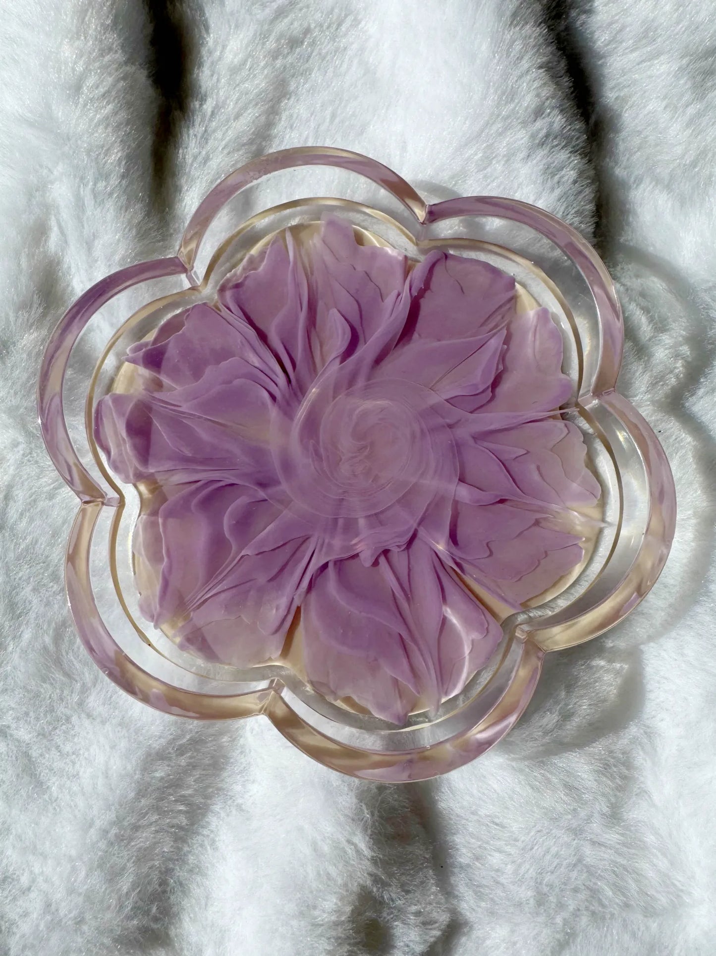 Flower Shaped Blooming Trinket Dish - Finished Pieces - SK Art House