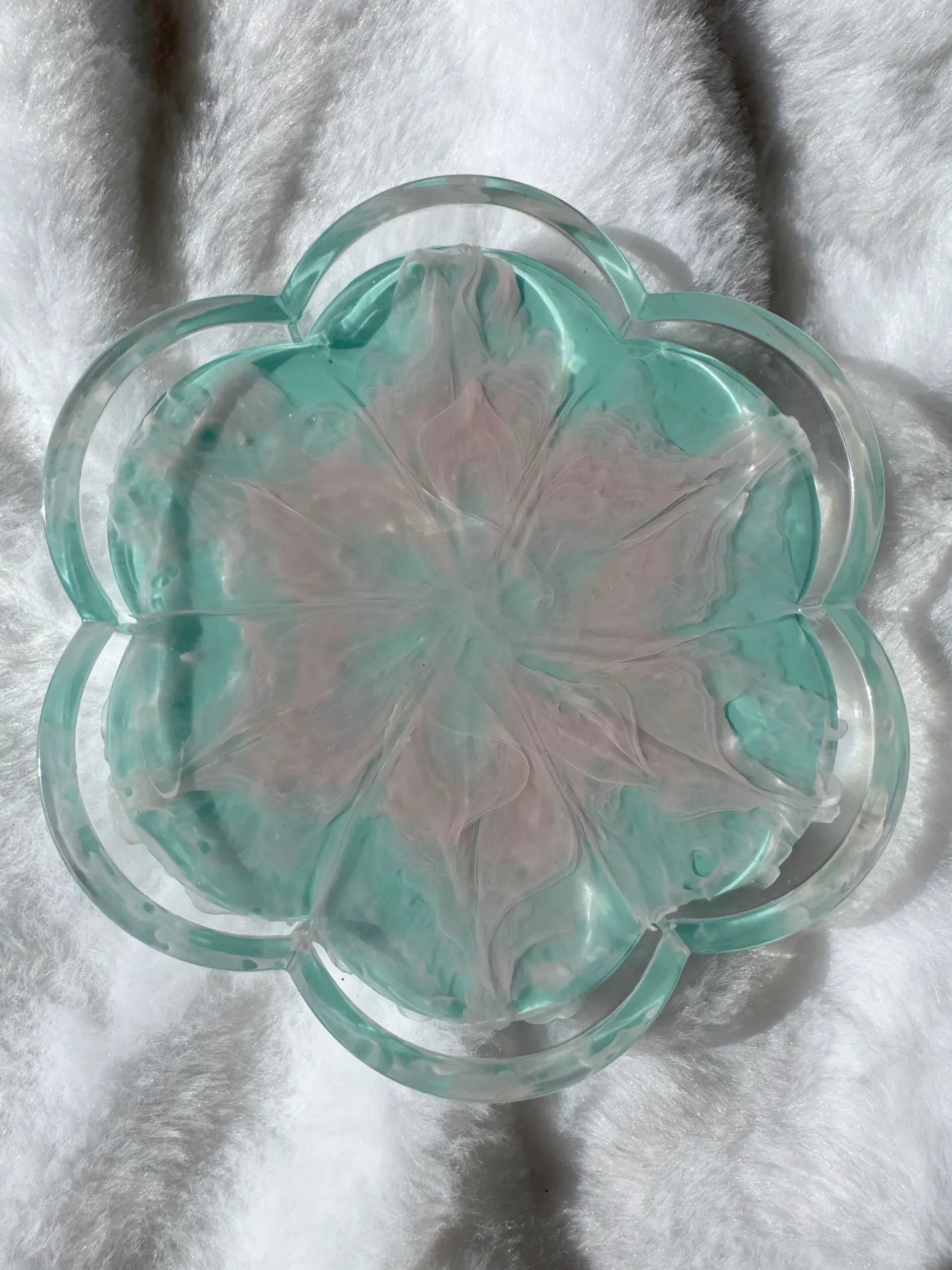 Flower Shaped Blooming Trinket Dish - Finished Pieces - SK Art House