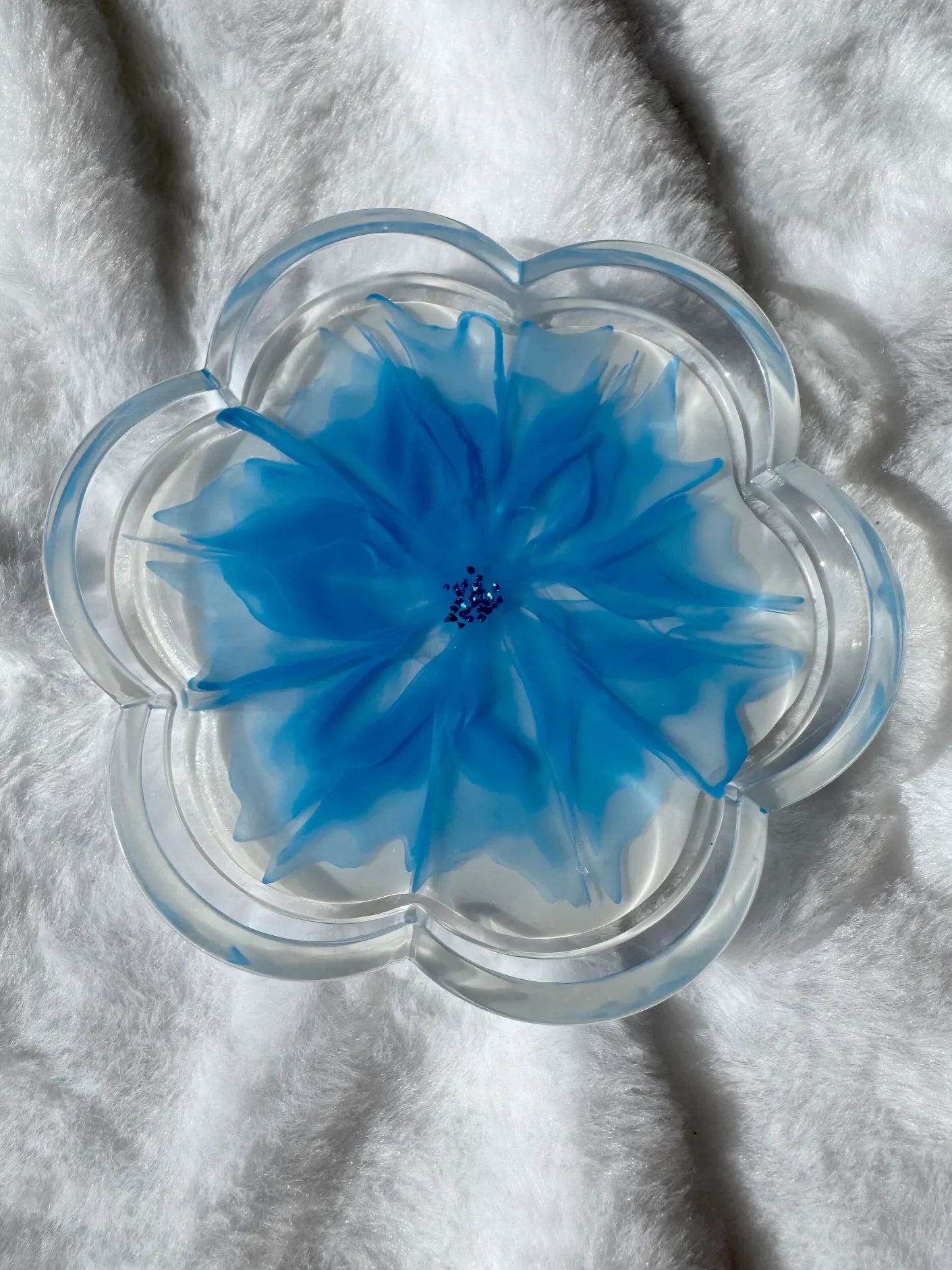Flower Shaped Blooming Trinket Dish - Finished Pieces - SK Art House
