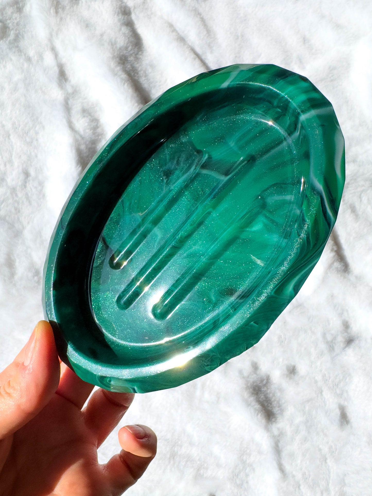 Marble Style Soap Dish - Finished Pieces - SK Art House