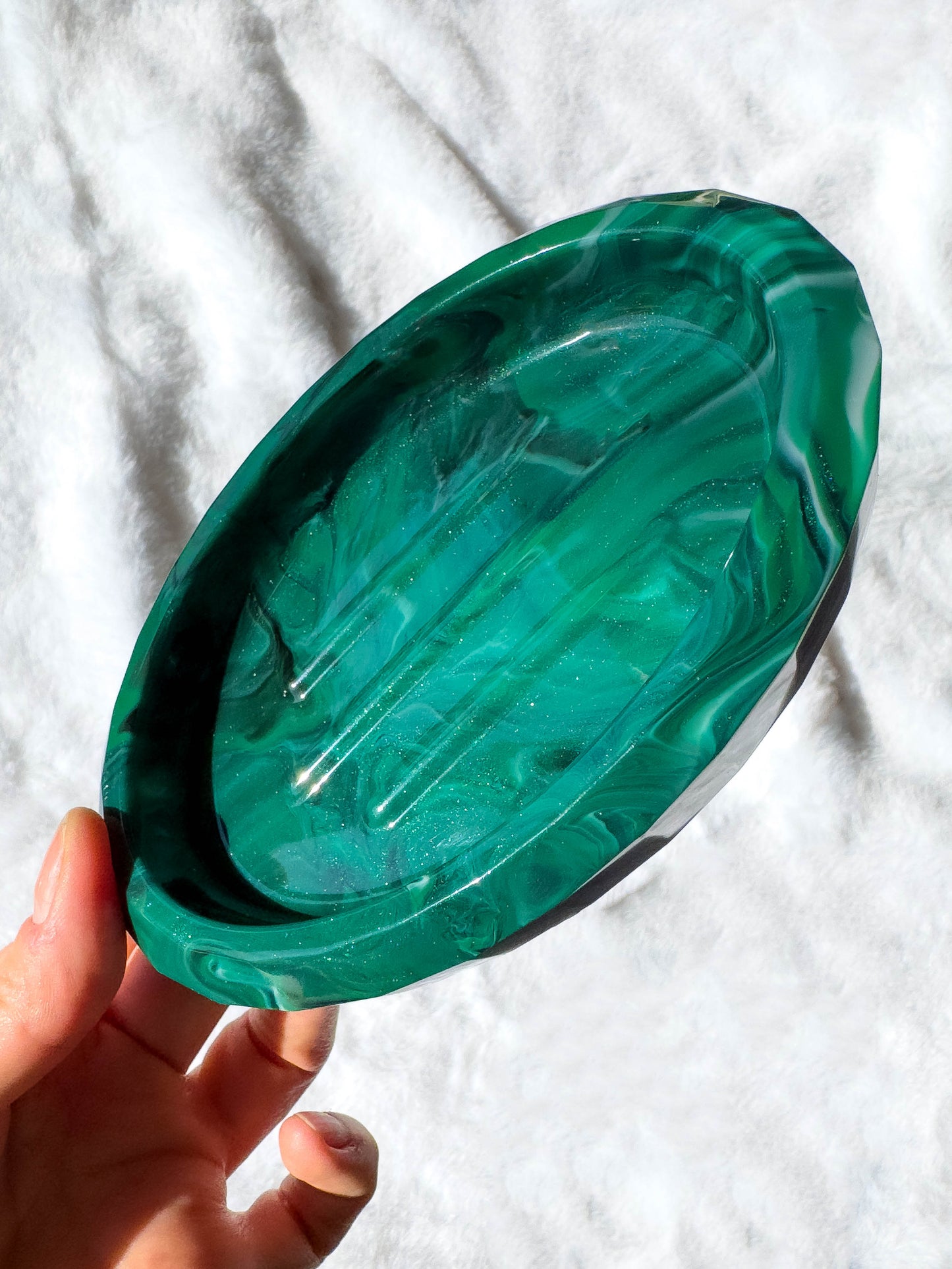 Marble Style Soap Dish - Finished Pieces - SK Art House