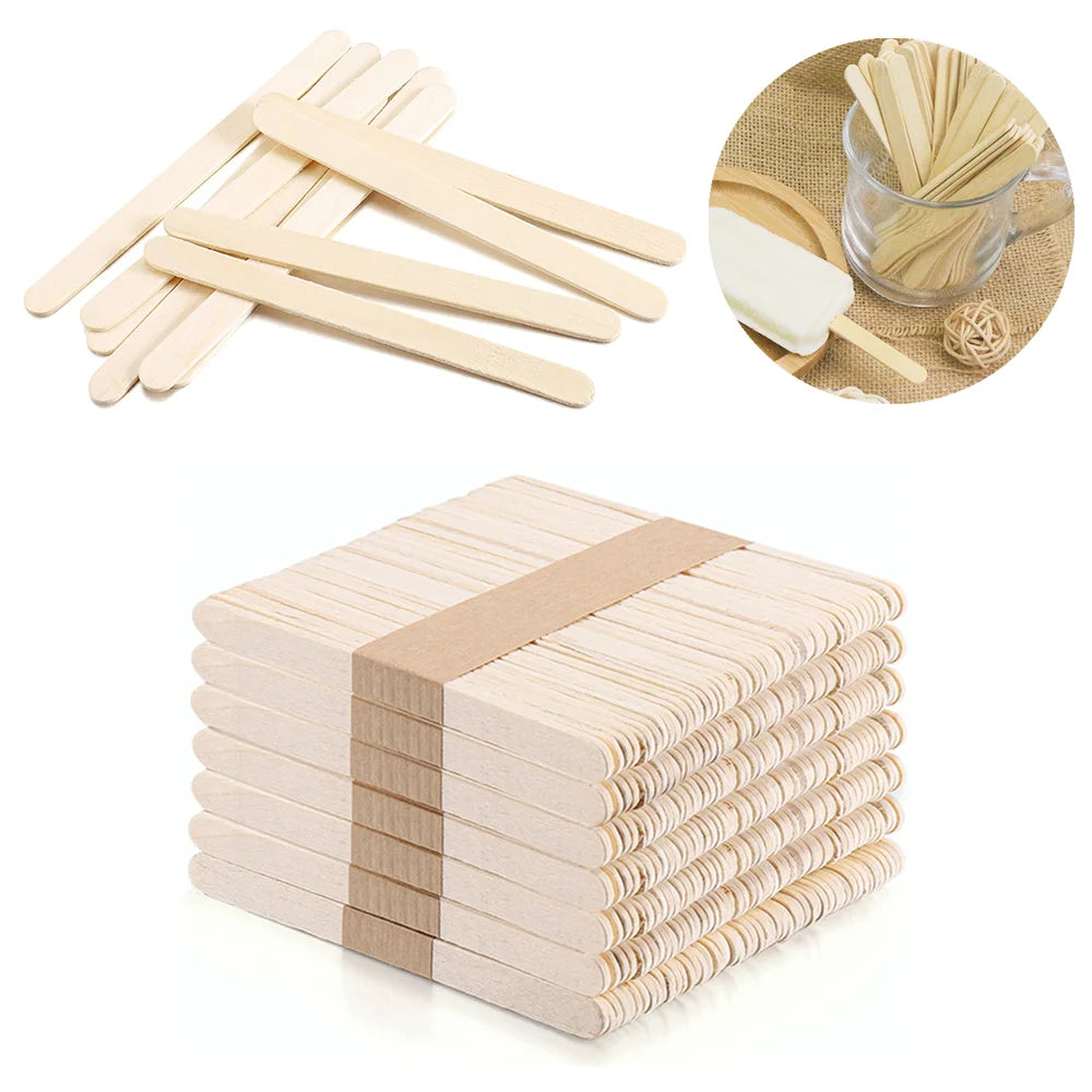 50/100/150 Pcs Wooden Stirring Stick