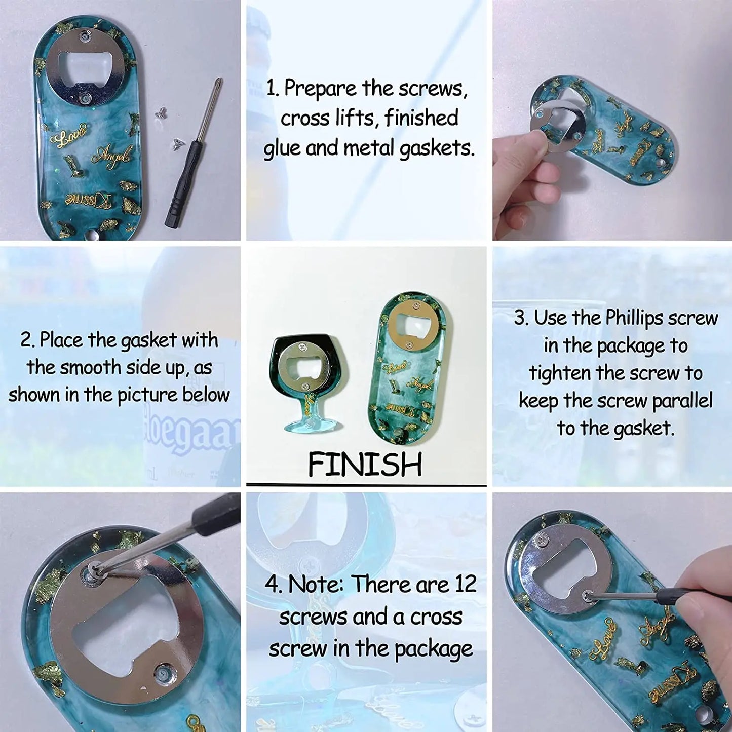 Bottle Opener Mold Kit - SK Art House