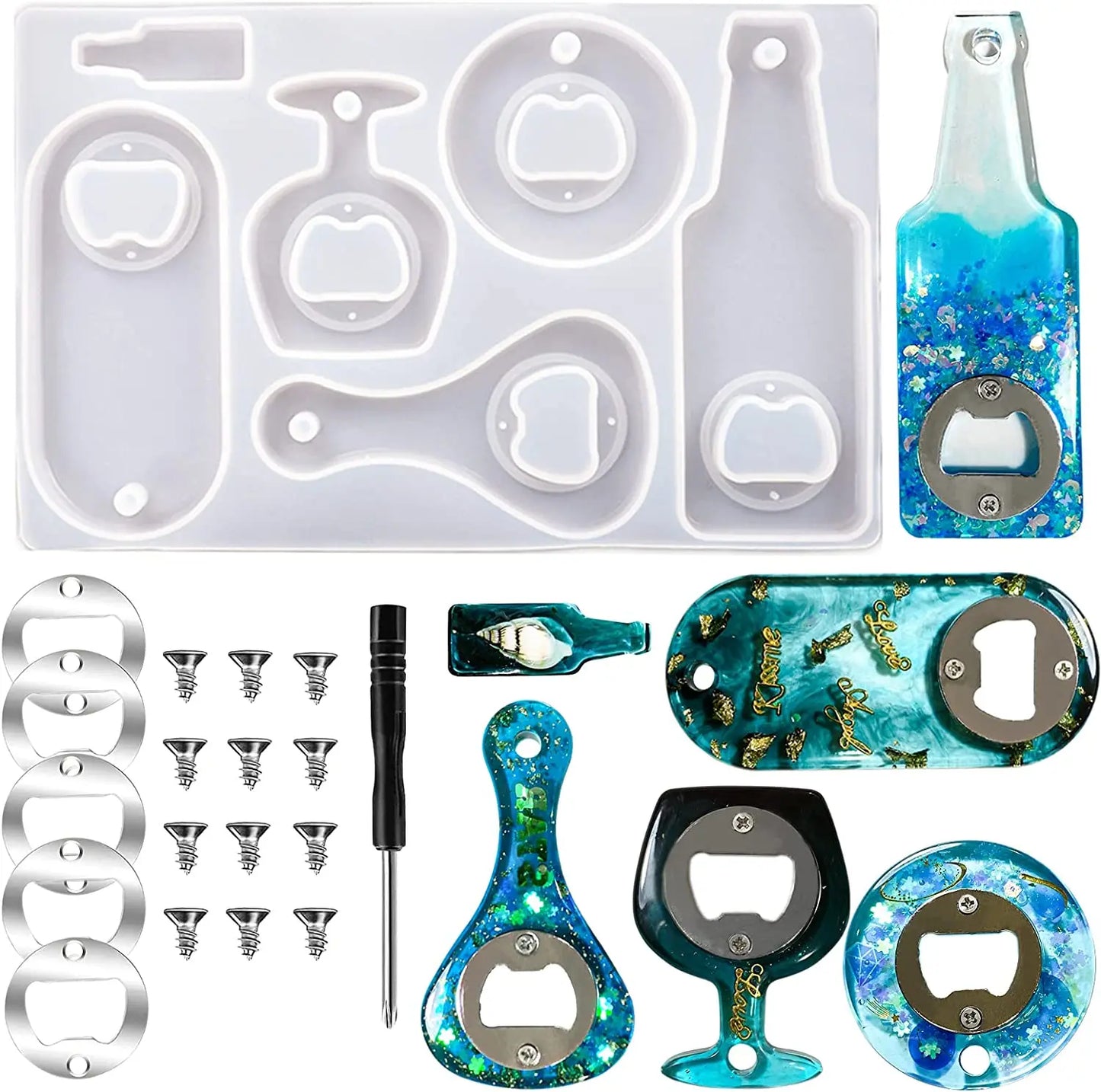 Bottle Opener Mold Kit - SK Art House