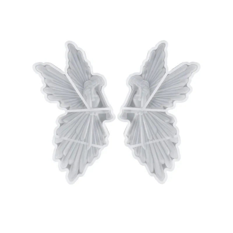 Angel with Flute Silicone Mold