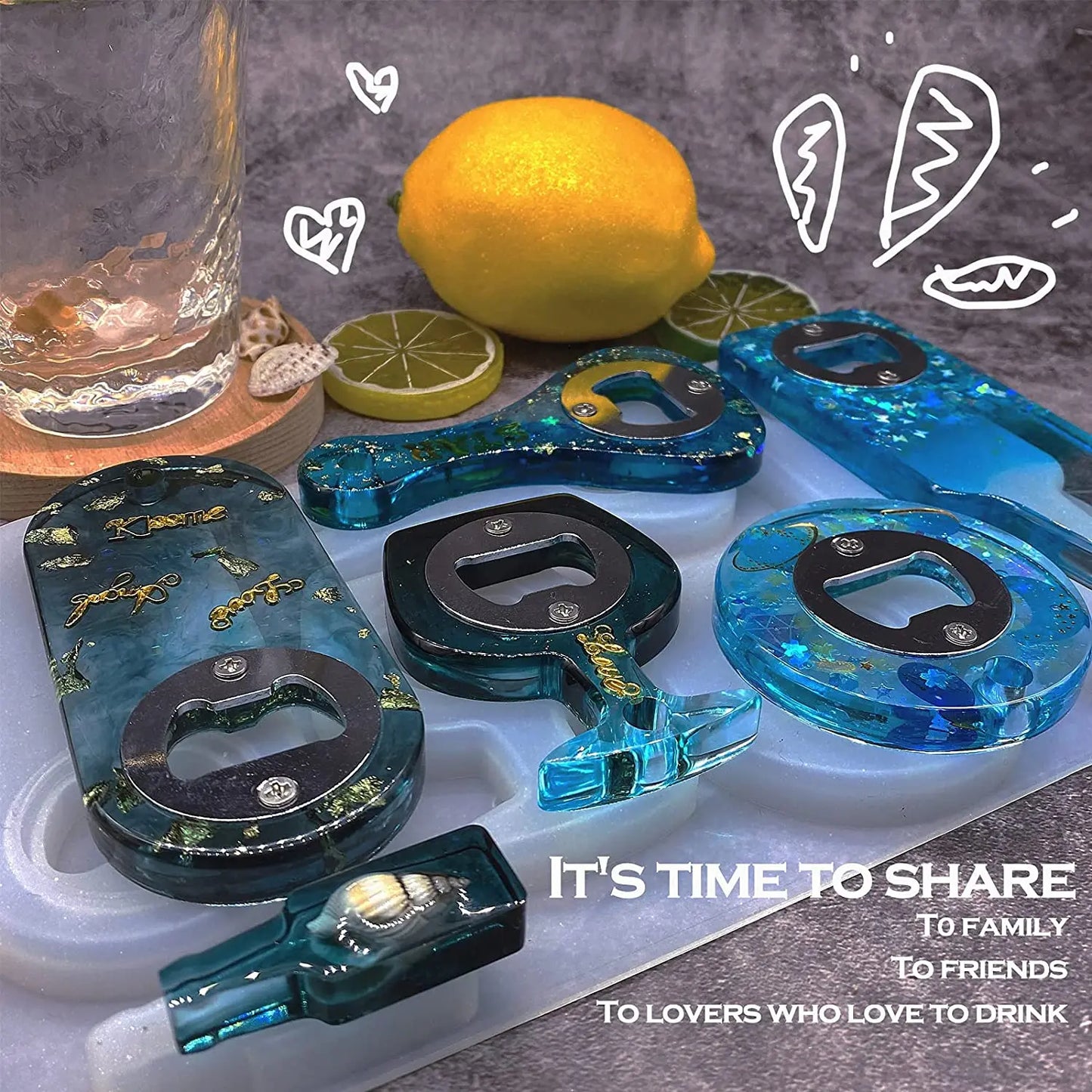 Bottle Opener Mold Kit - SK Art House