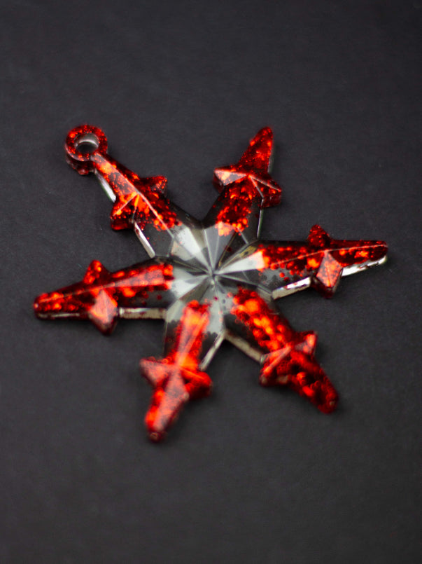 Snowflake Christmas Ornament - Style 02 , 03