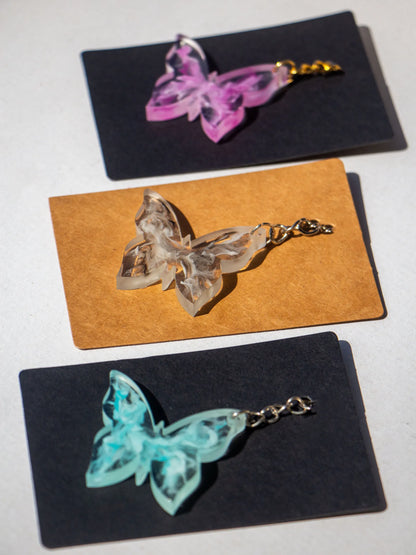 Design Your Own - Smoky Butterfly Keychain