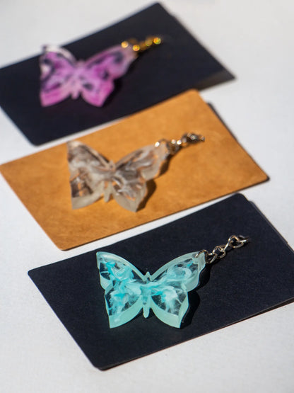 Design Your Own - Smoky Butterfly Keychain