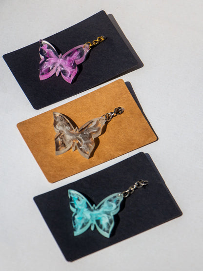 Design Your Own - Smoky Butterfly Keychain