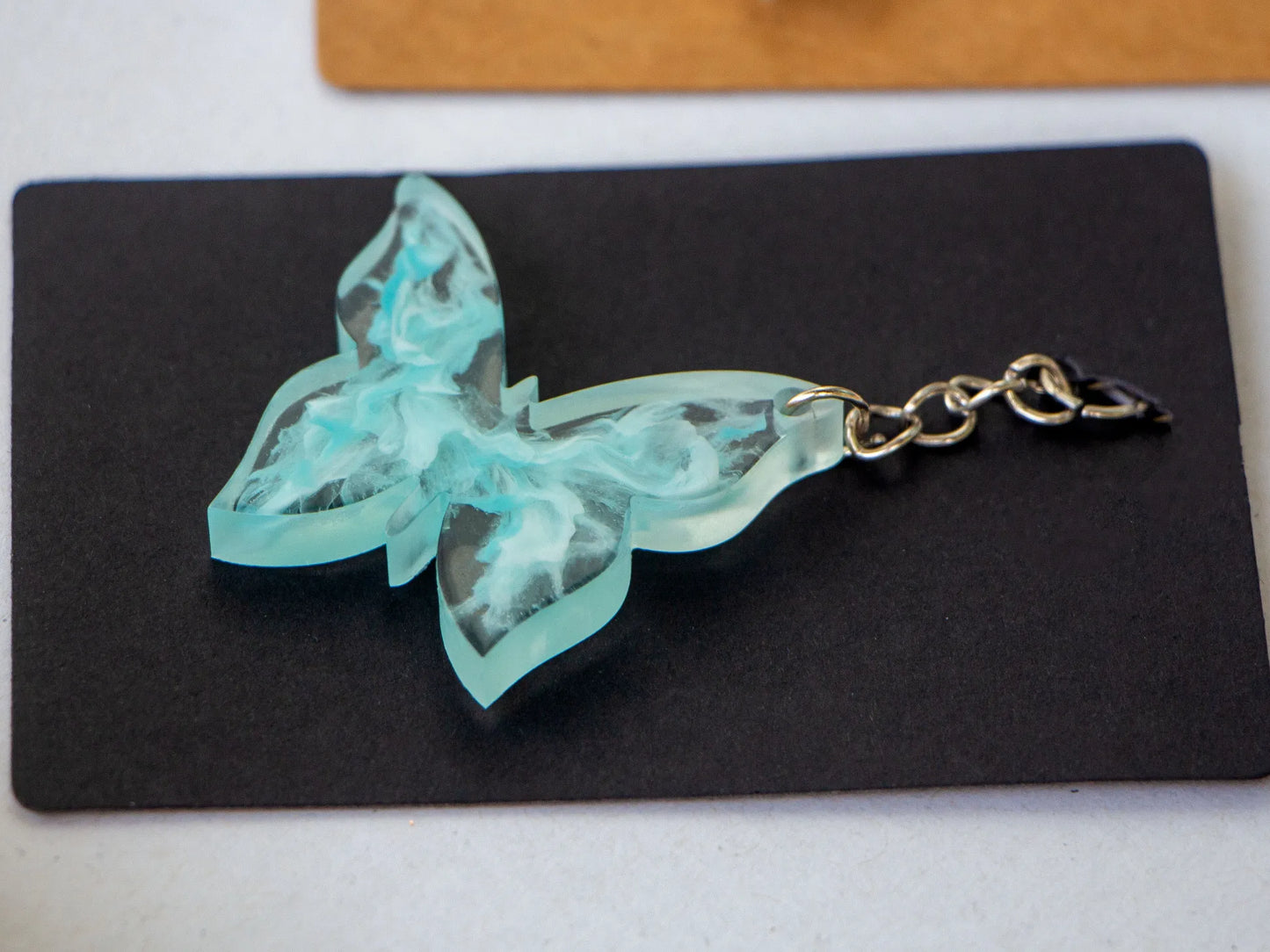 Design Your Own - Smoky Butterfly Keychain