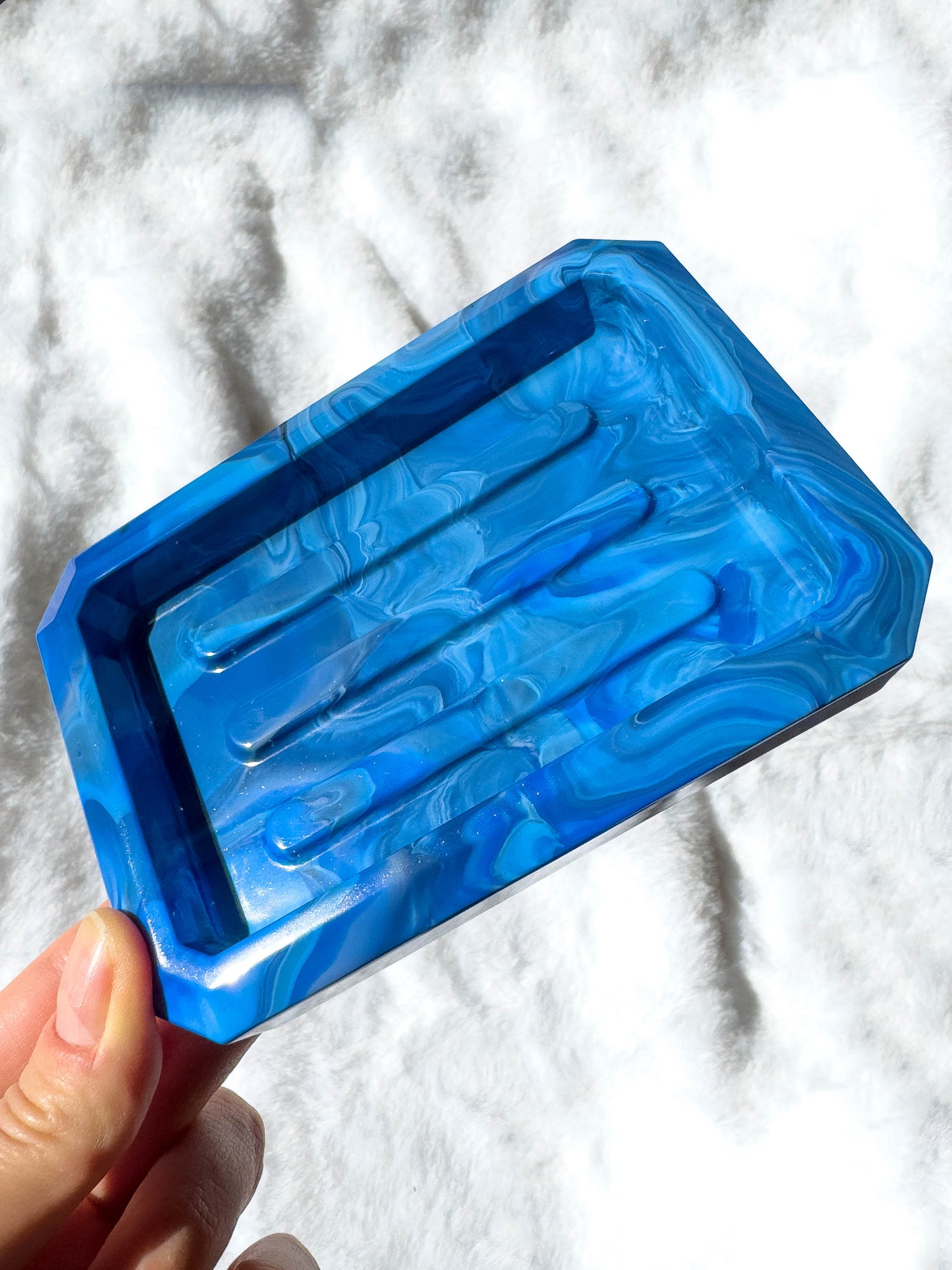 Marble Style Soap Dish - Finished Pieces - SK Art House