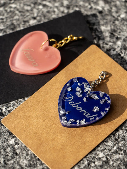 Design Your Own - Heart Keychain