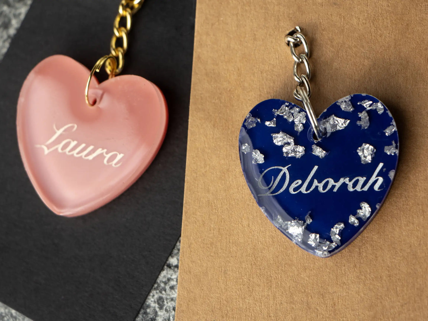 Design Your Own - Heart Keychain