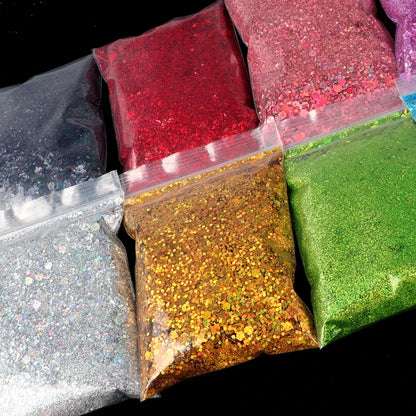 50G Mixed Hexagon Chunky Glitter