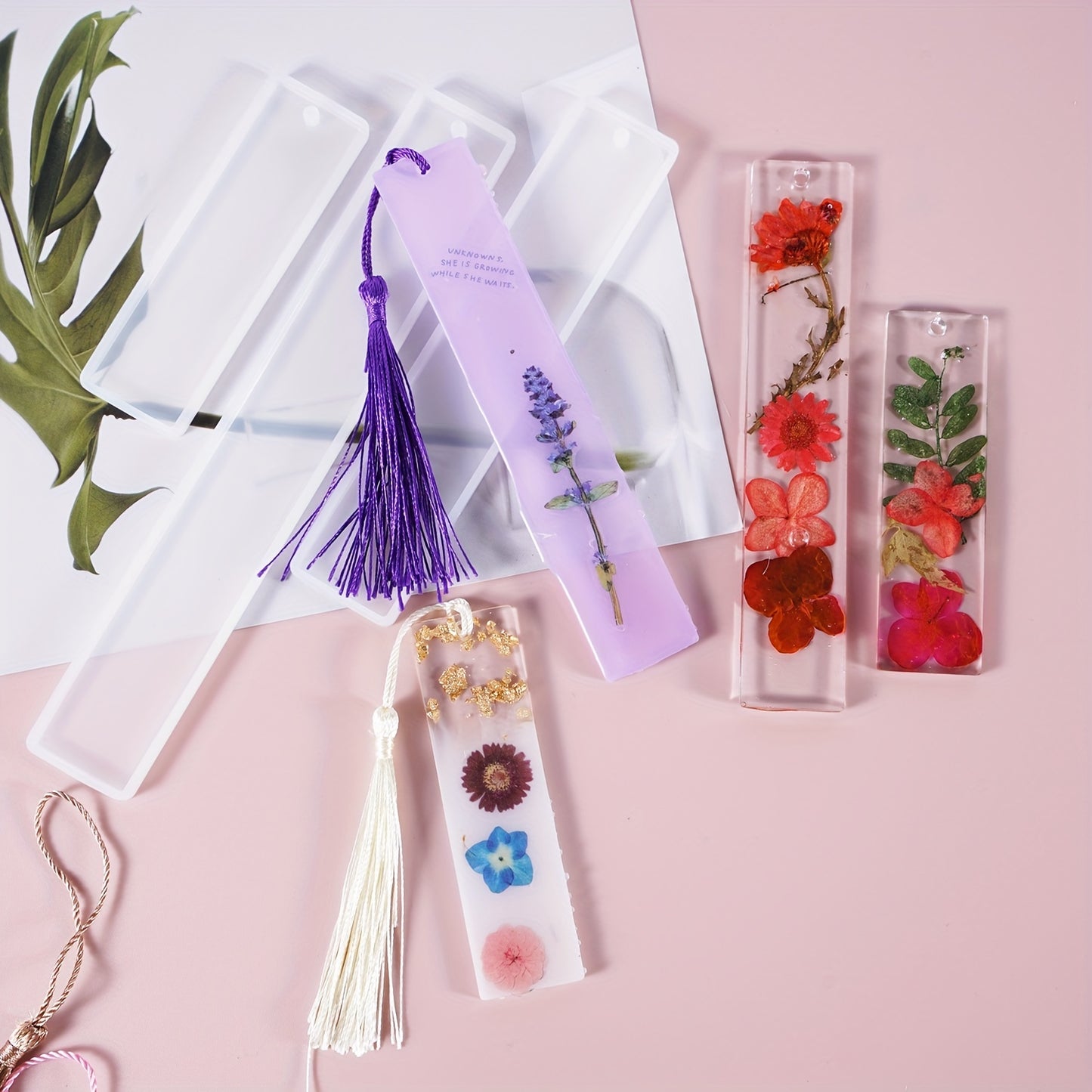 3-Size Silicone Bookmark Molds