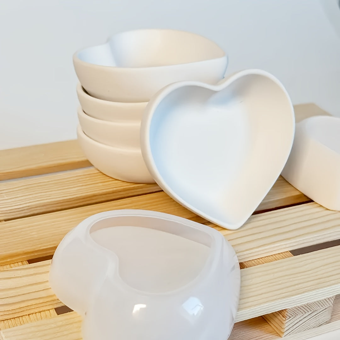 Heart-Shaped Small Dish Silicone Mold